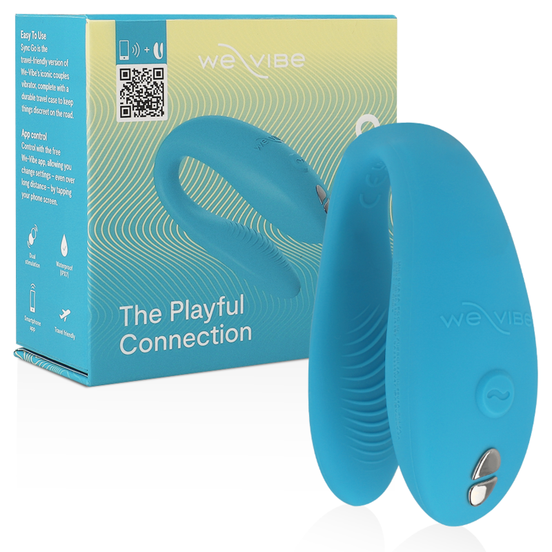 We-Vibe - Sync Go Double Stimulateur Turquoise